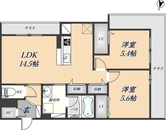 Shamaison栄蔵の物件間取画像